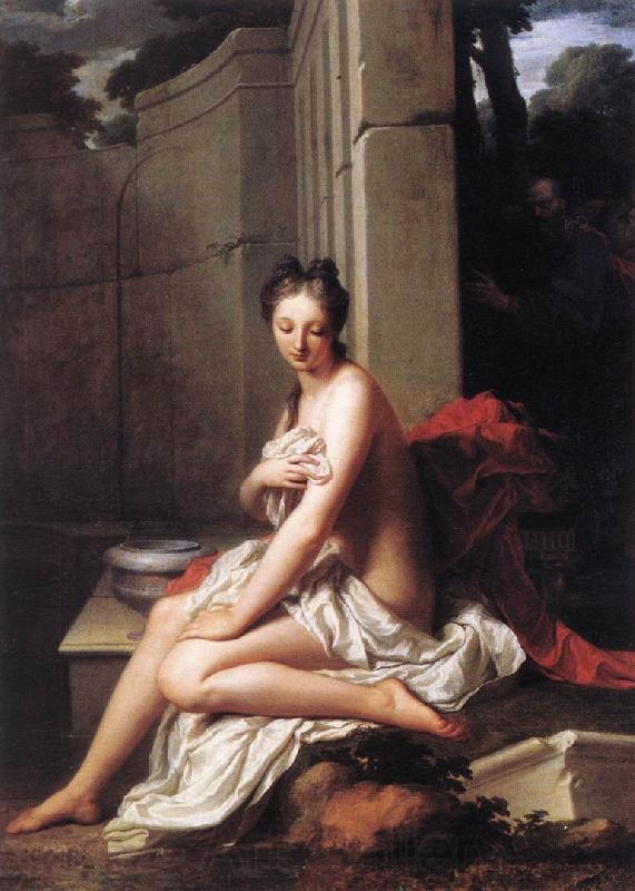 Jean-Baptiste Santerre Susanna at the Bath Spain oil painting art